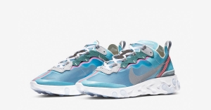 Nike React Element 87 Lyseblå AQ1090-400