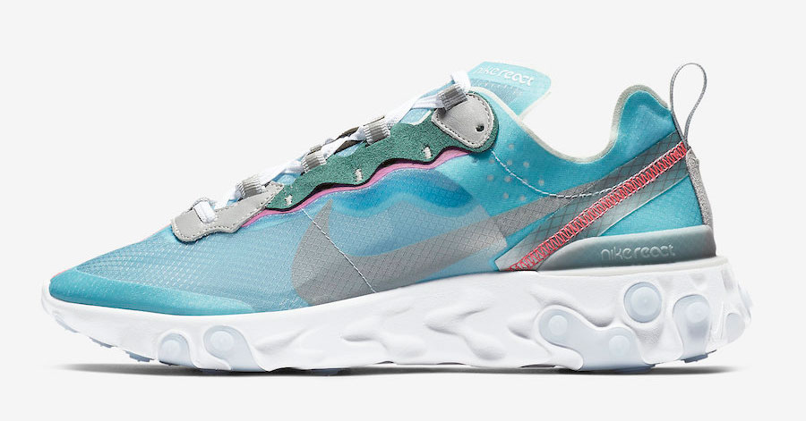 Nike React Element 87 Lyseblå AQ1090-400