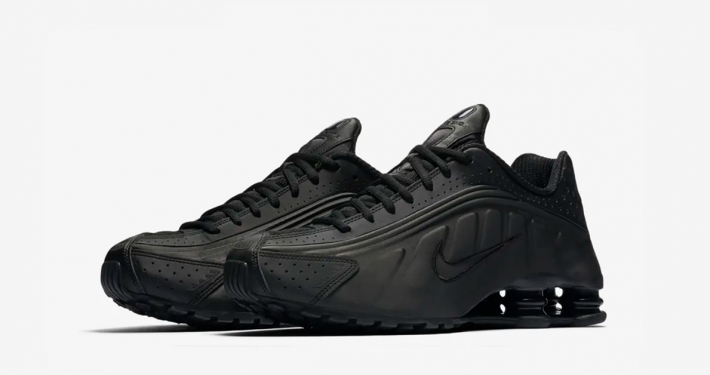 Nike Shox R4 Triple Black