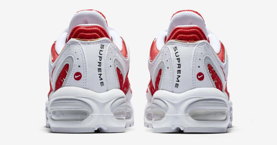 Supreme x Nike Air Max Tailwind 4 Hvid Rød