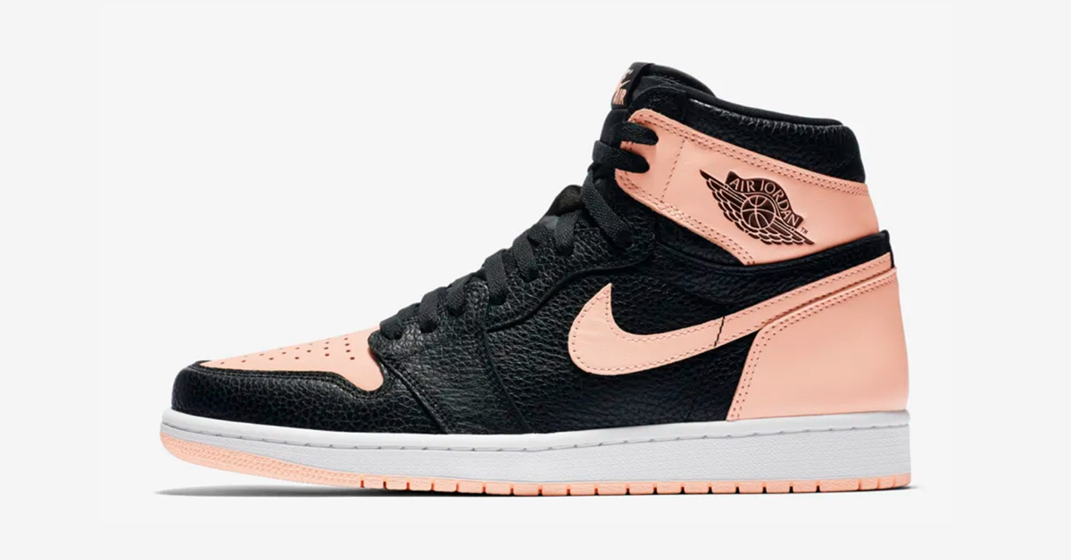 Nike Air Jordan 1 Sort Pink