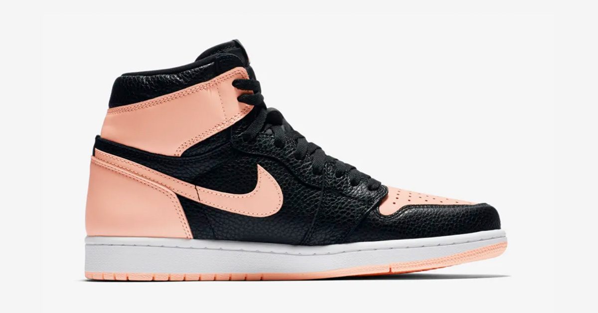 Nike Air Jordan 1 Sort Pink