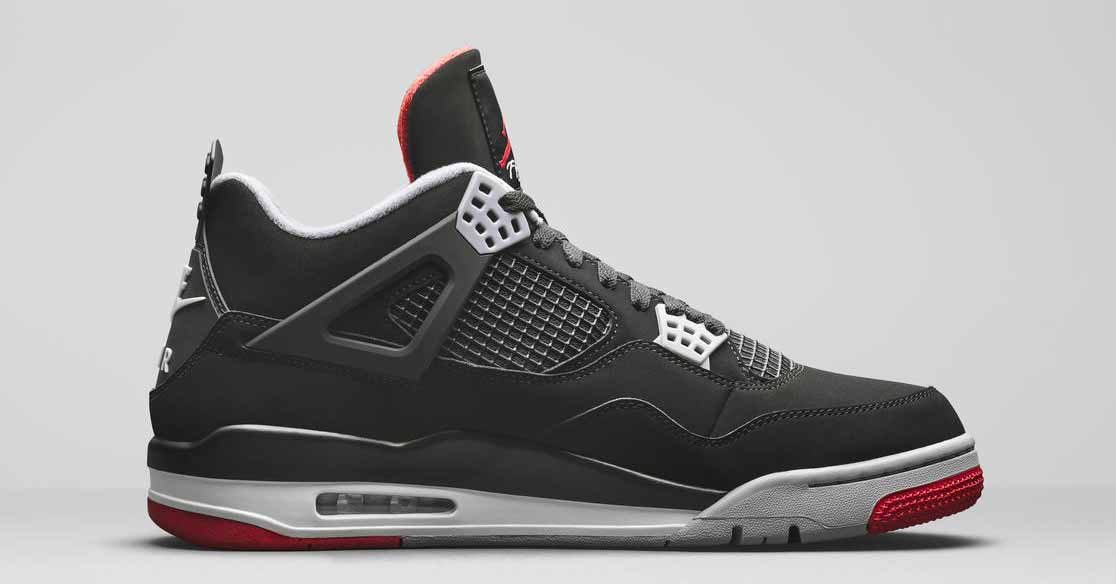 NIke Air Jordan 4 Bred 308497-060