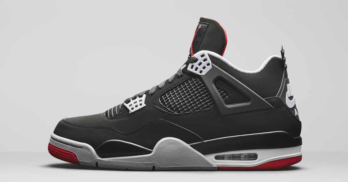 NIke Air Jordan 4 Bred 308497-060