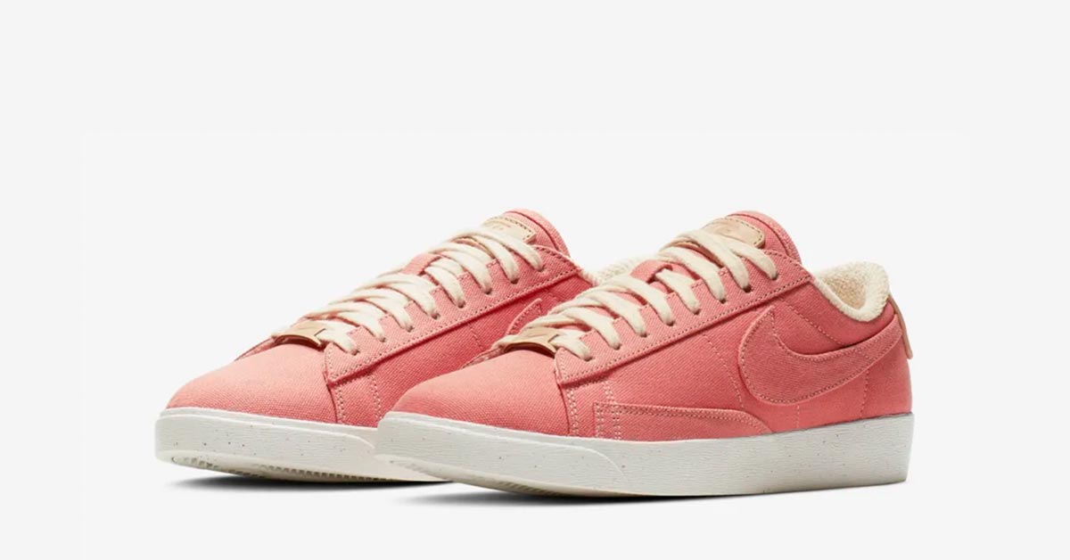 Nike Blazer Low Pink Plant Color til Kvinder AV9371-600