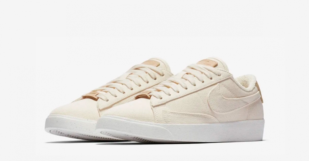 Nike Blazer Low Sail Plant Color til Kvinder AV9371-102