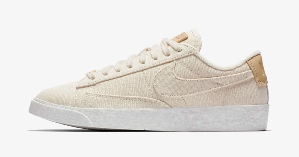 Nike Blazer Low Sail Plant Color til Kvinder AV9371-102