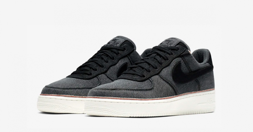 3x1 x Nike Air Force 1 Low Black Denim