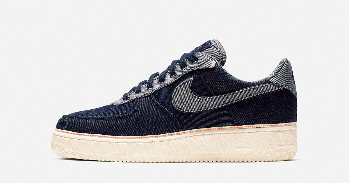 3x1 x Nike Air Force 1 Low Raw Indigo Denim