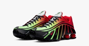 Neymar x Nike Shox R4 Sort Rød