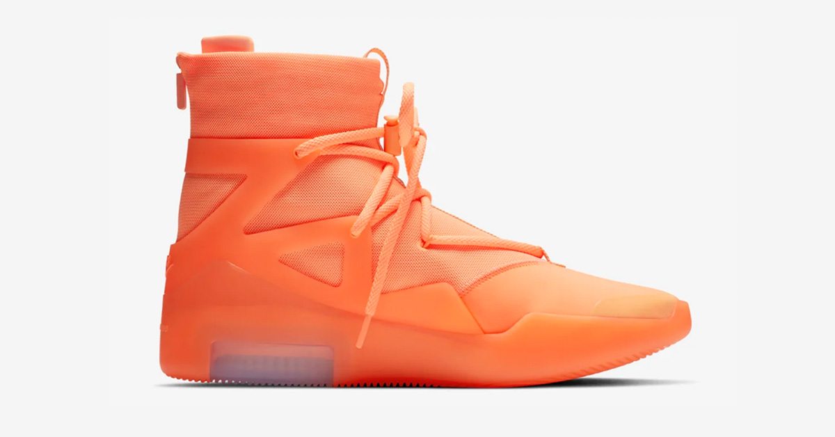 Nike Air Fear Of God 1 Orange Puls