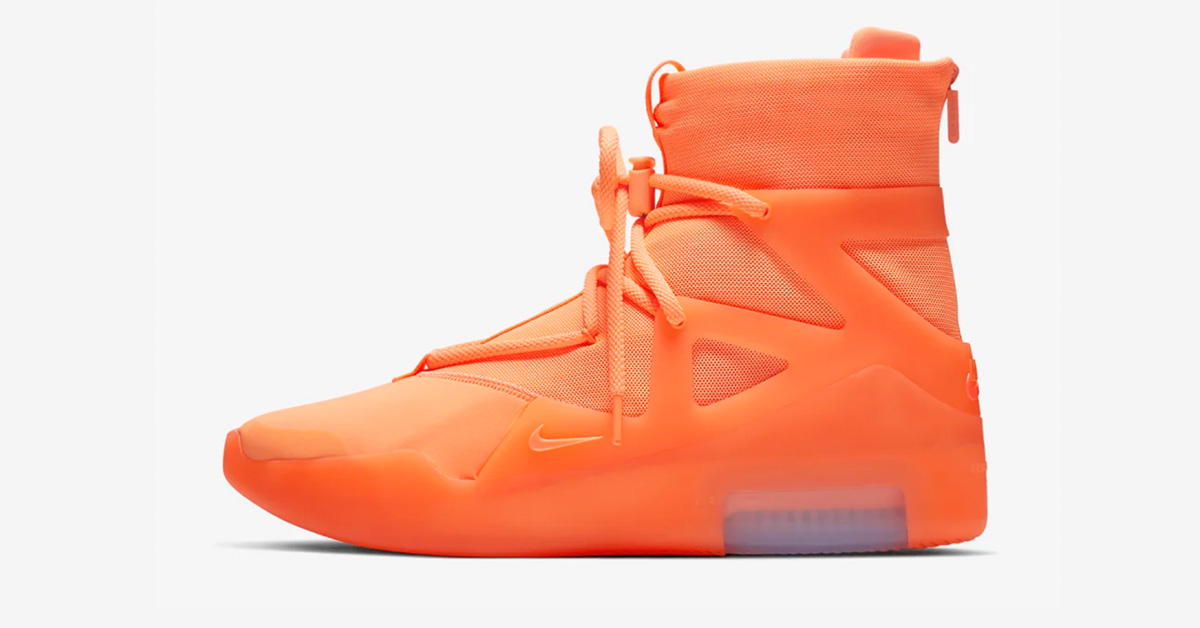 Nike Air Fear Of God 1 Orange Puls