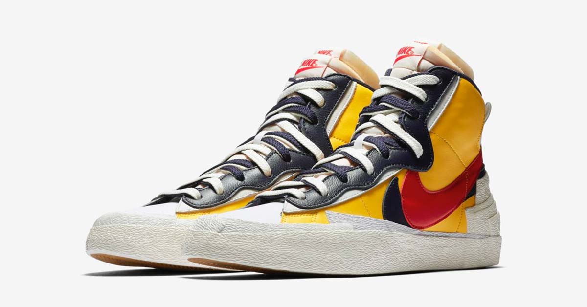 Sacai x Nike Blazer Mid Gul BV0072-700