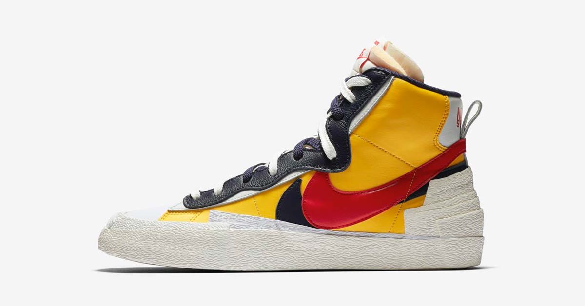 Sacai x Nike Blazer Mid Gul BV0072-700