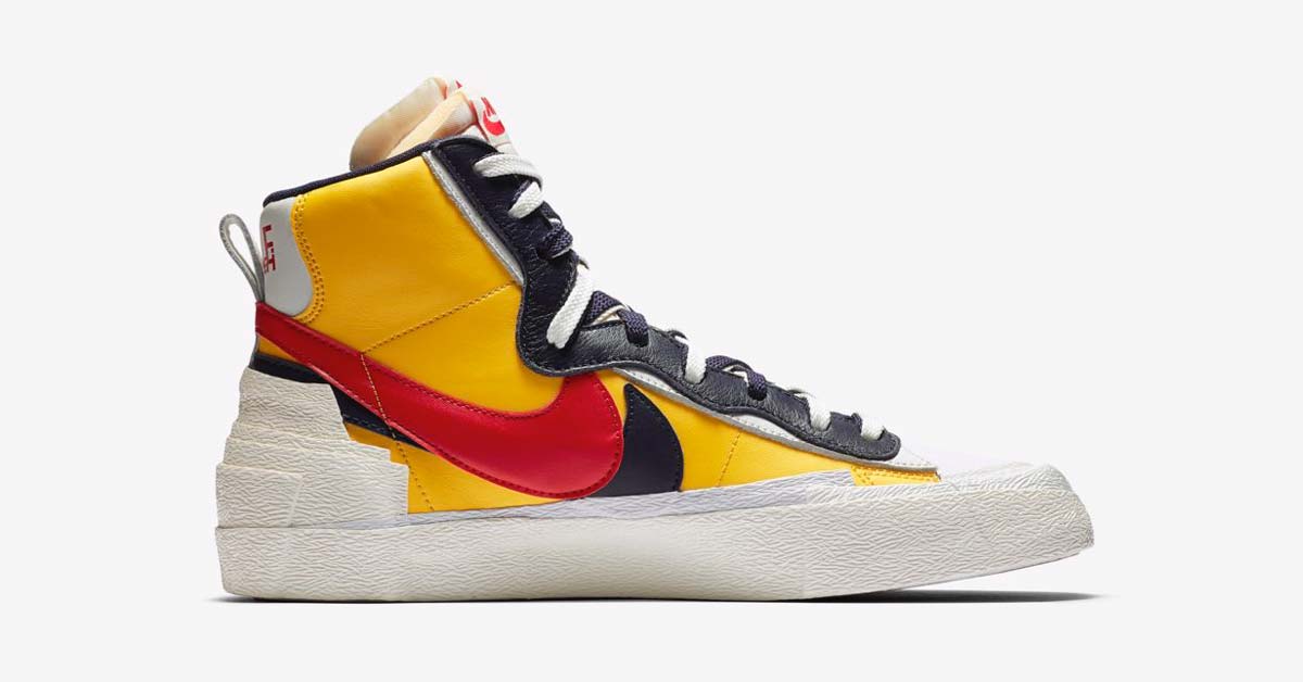 Sacai x Nike Blazer Mid Gul BV0072-700