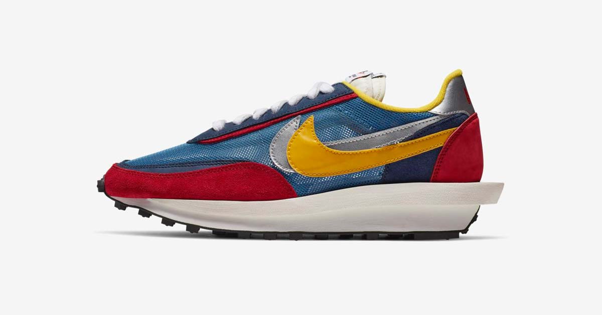 Sacai x Nike LDV Waffle Daybreak Blå Rød BV0073-400