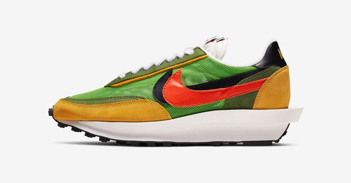 Sacai x Nike LDV Waffle Daybreak Grøn Gul BV0073-300