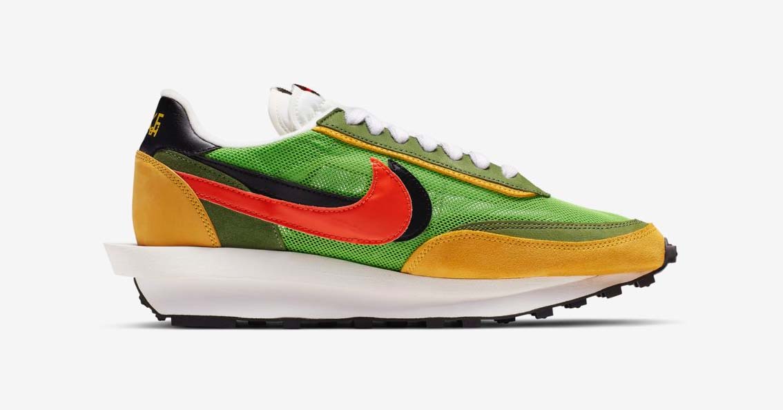 Sacai x Nike LDV Waffle Daybreak Grøn Gul BV0073-300