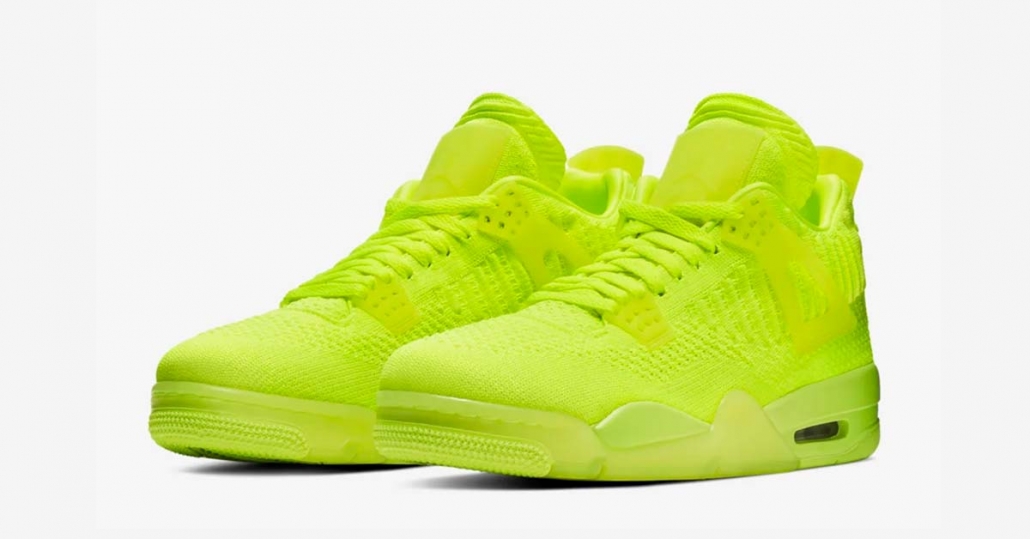 Jordan 4 retro flyknit volt online