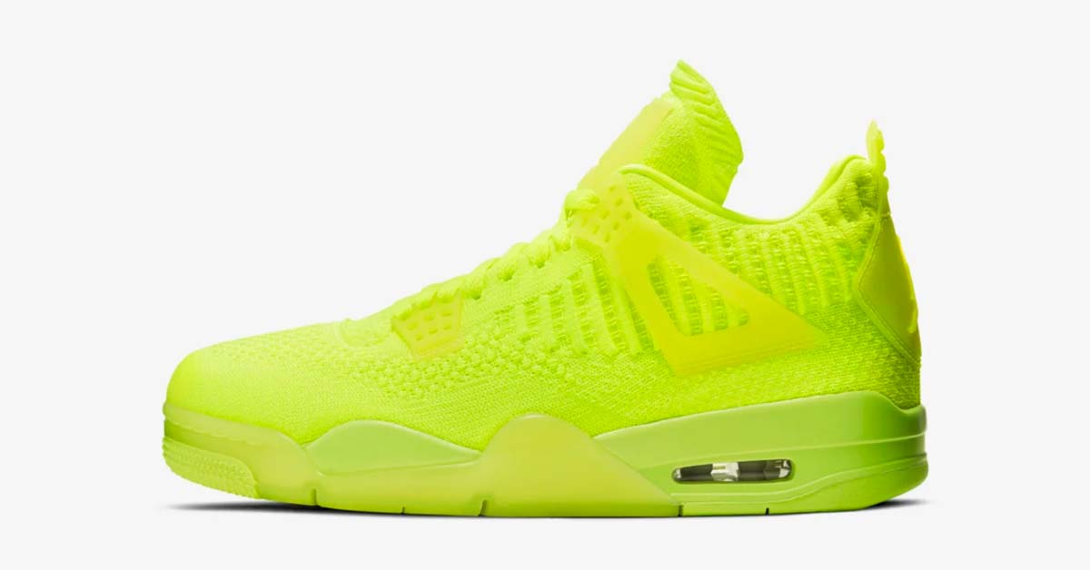 Nike Air Jordan 4 Flyknit Volt AQ3559-700