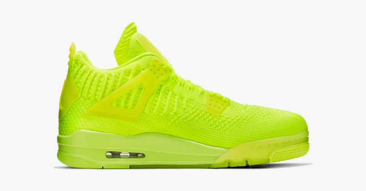 Nike Air Jordan 4 Flyknit Volt AQ3559-700