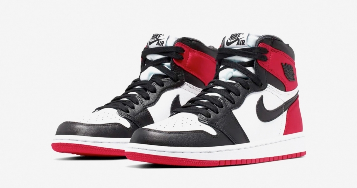 Nike Air Jordan 1 Black Toe til Kvinder