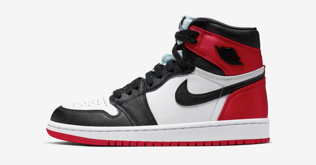 Nike Air Jordan 1 Black Toe til Kvinder