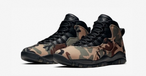 Nike Air Jordan 10 Woodland Camo