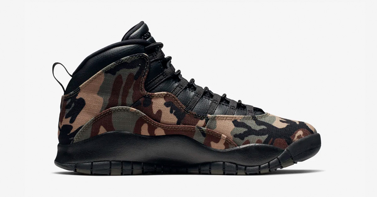 Nike Air Jordan 10 Woodland Camo