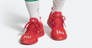 Pharrell Williams x Adidas Solar Hu PRD Rød EF2381