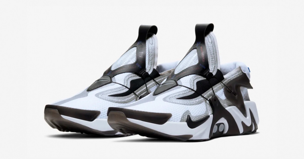 Nike Adapt Huarache Hvid Sort