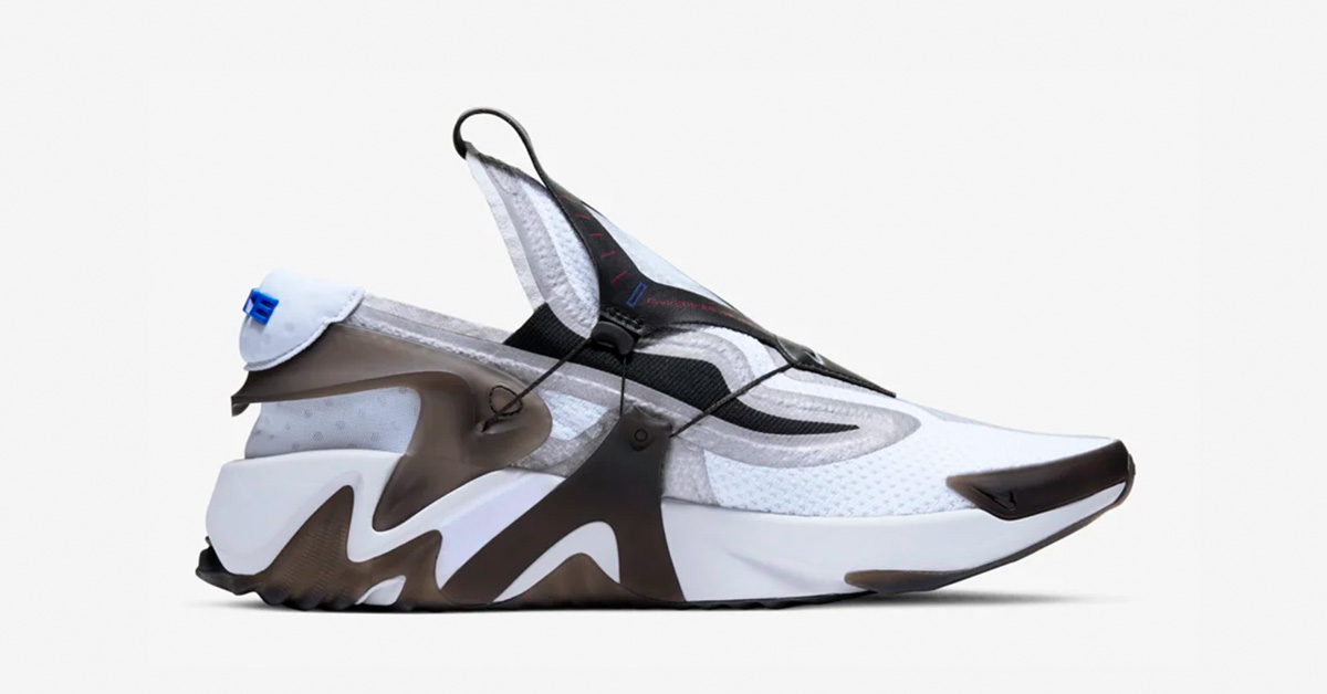 Nike Adapt Huarache Hvid Sort