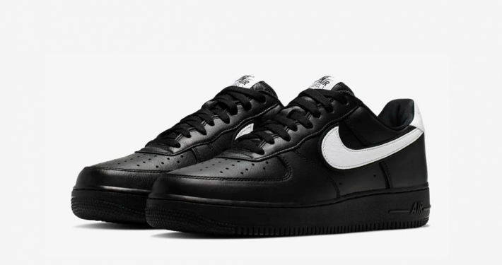 Nike Air Force 1 Sort Hvid CQ0492-001