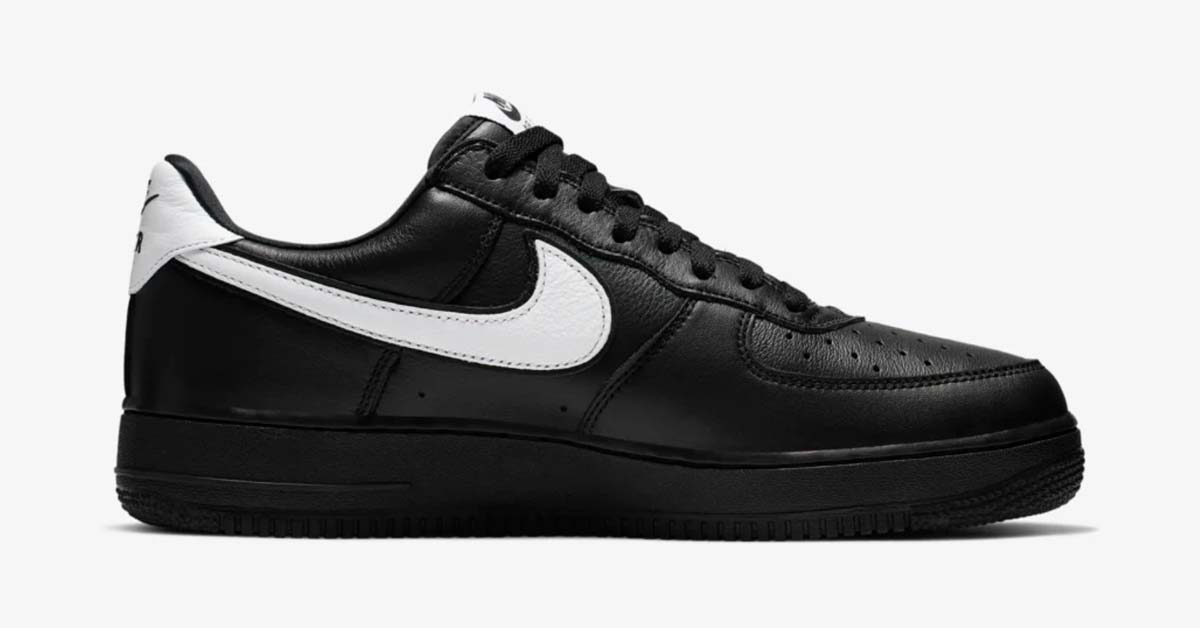 Nike Air Force 1 Sort Hvid CQ0492-001