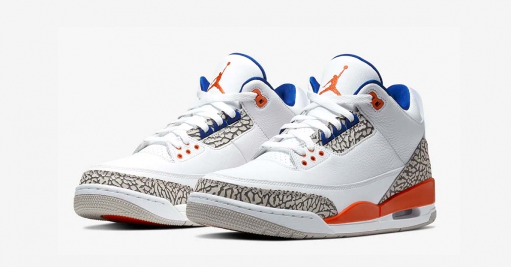 Nike Air Jordan 3 Hvid Orange 136064-148