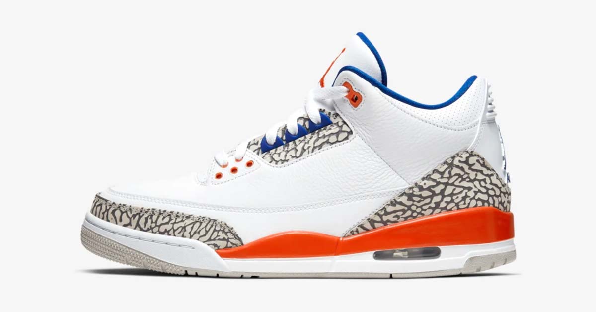 Nike Air Jordan 3 Hvid Orange 136064-148