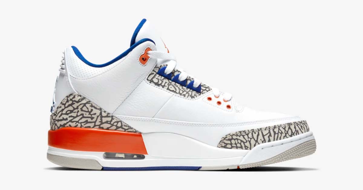 Nike Air Jordan 3 Hvid Orange 136064-148