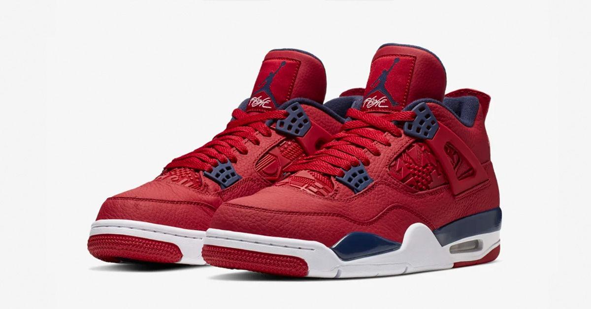 Nike Air Jordan 4 Rød