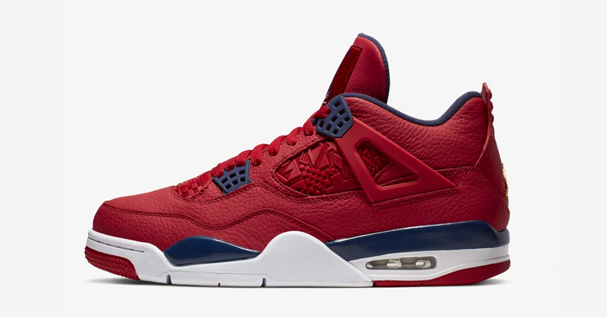 Nike Air Jordan 4 Rød