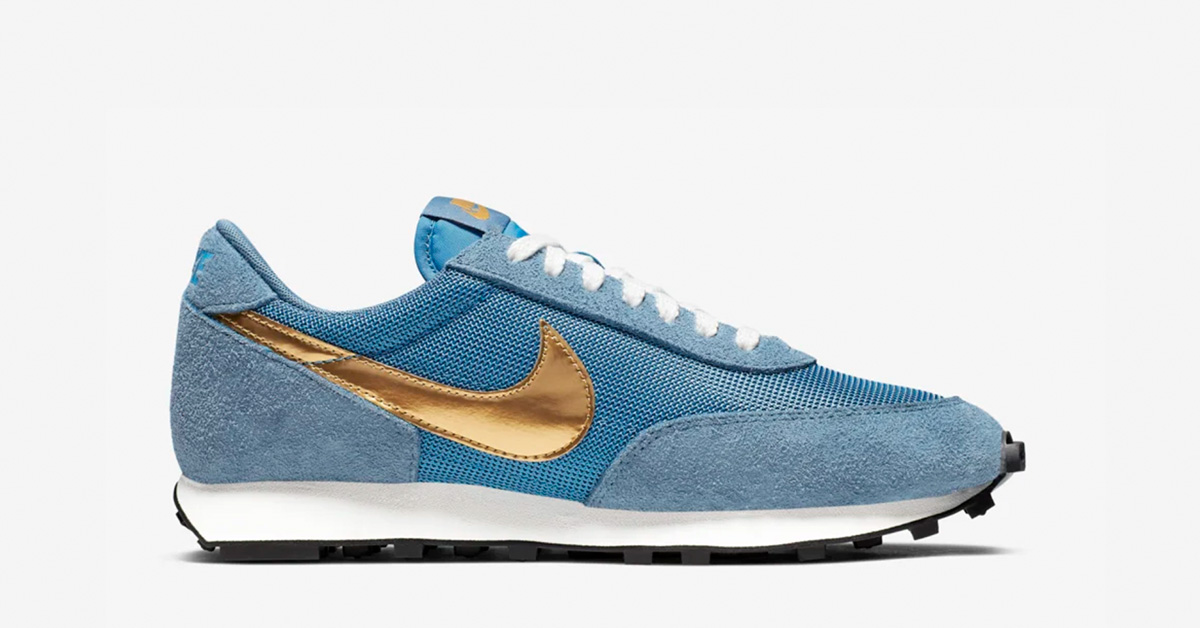 Nike Daybreak Lyseblå Guld