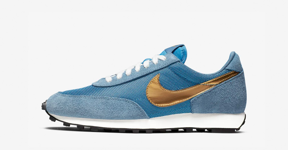 Nike Daybreak Lyseblå Guld