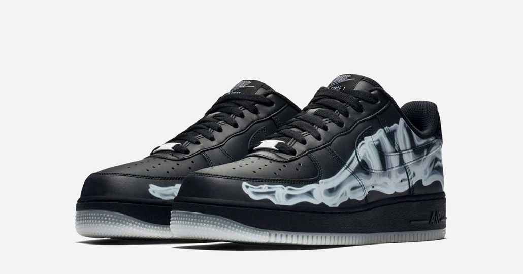 Nike Air Force 1 Low Black Skeleton BQ7541-001