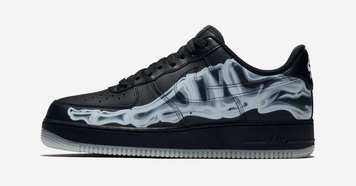 Nike Air Force 1 Low Black Skeleton BQ7541-001