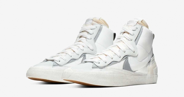 Sacai x Nike Blazer Mid White Wolf Grey BV0072-100