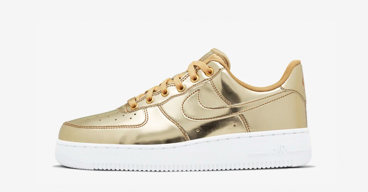 Nike Air Force 1 Low Guld til kvinder