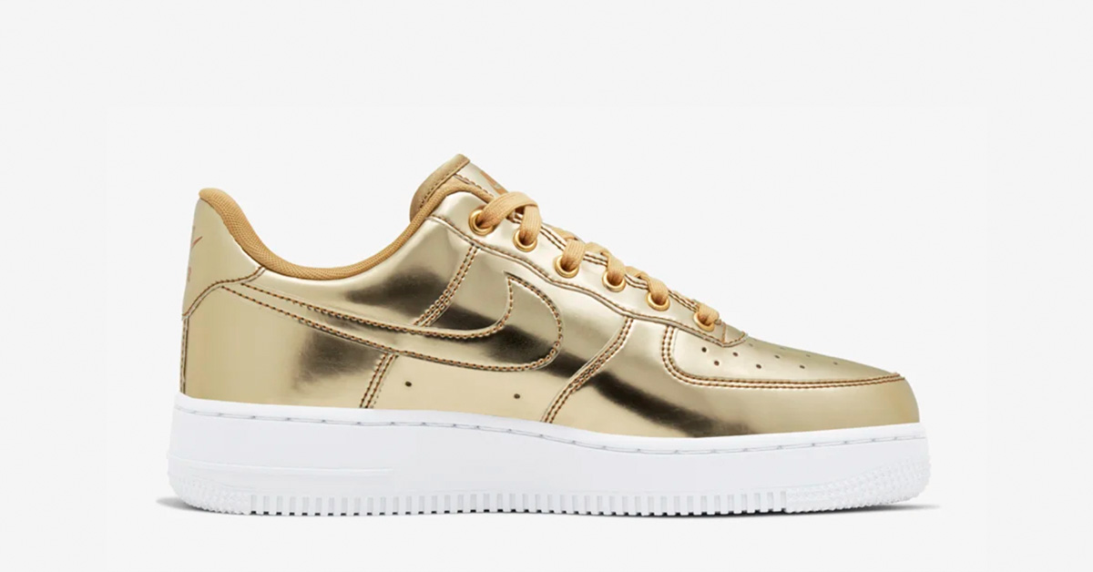 Nike Air Force 1 Low Guld til kvinder