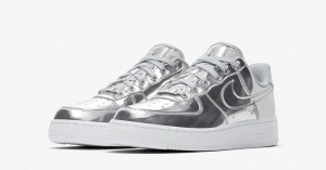 Nike Air Force 1 Low Sølv til kvinder