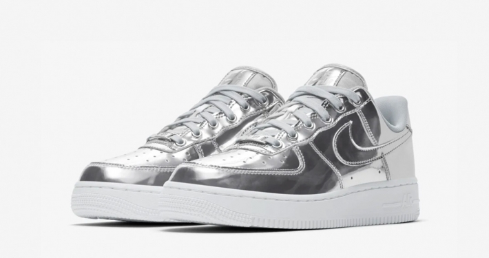 Nike Air Force 1 Low Sølv til kvinder