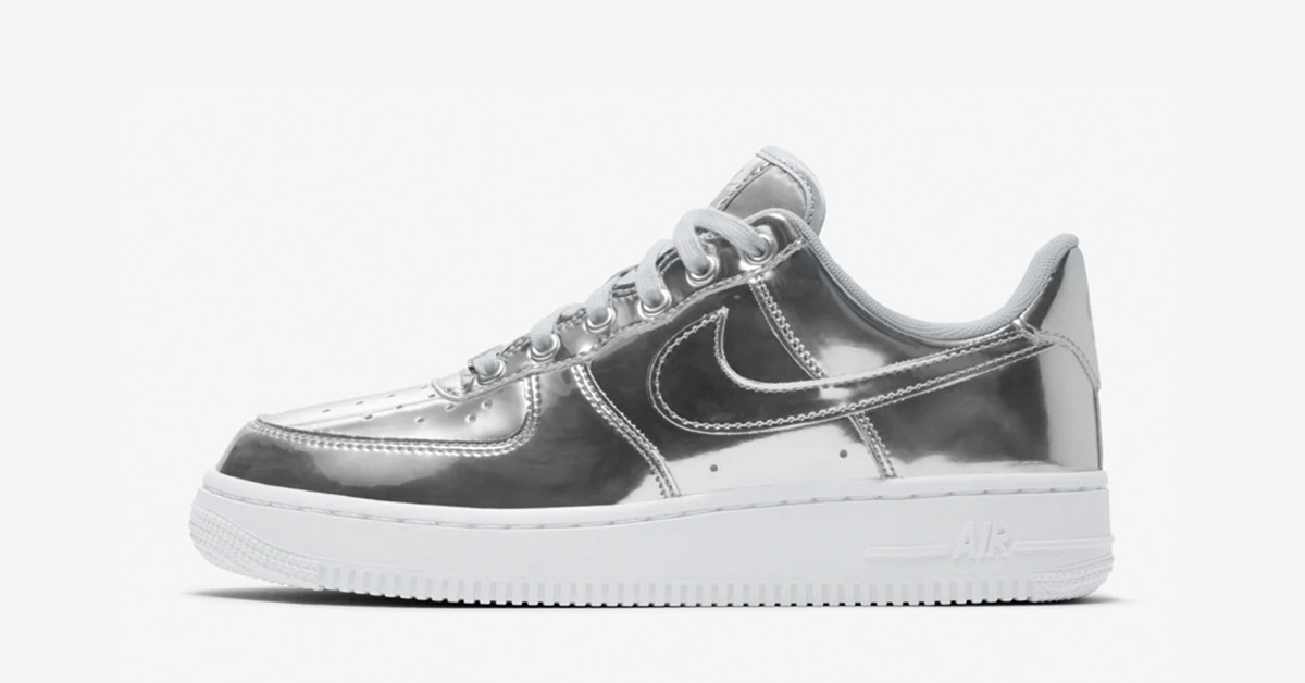 Nike Air Force 1 Low Sølv til kvinder