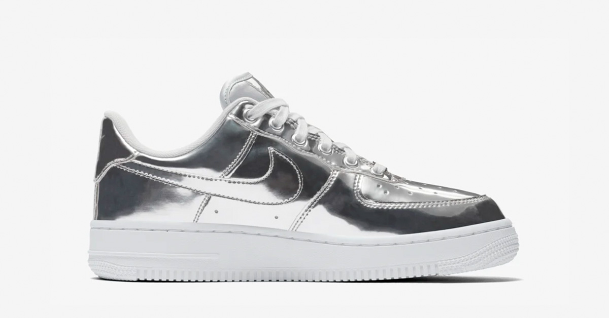 Nike Air Force 1 Low Sølv til kvinder